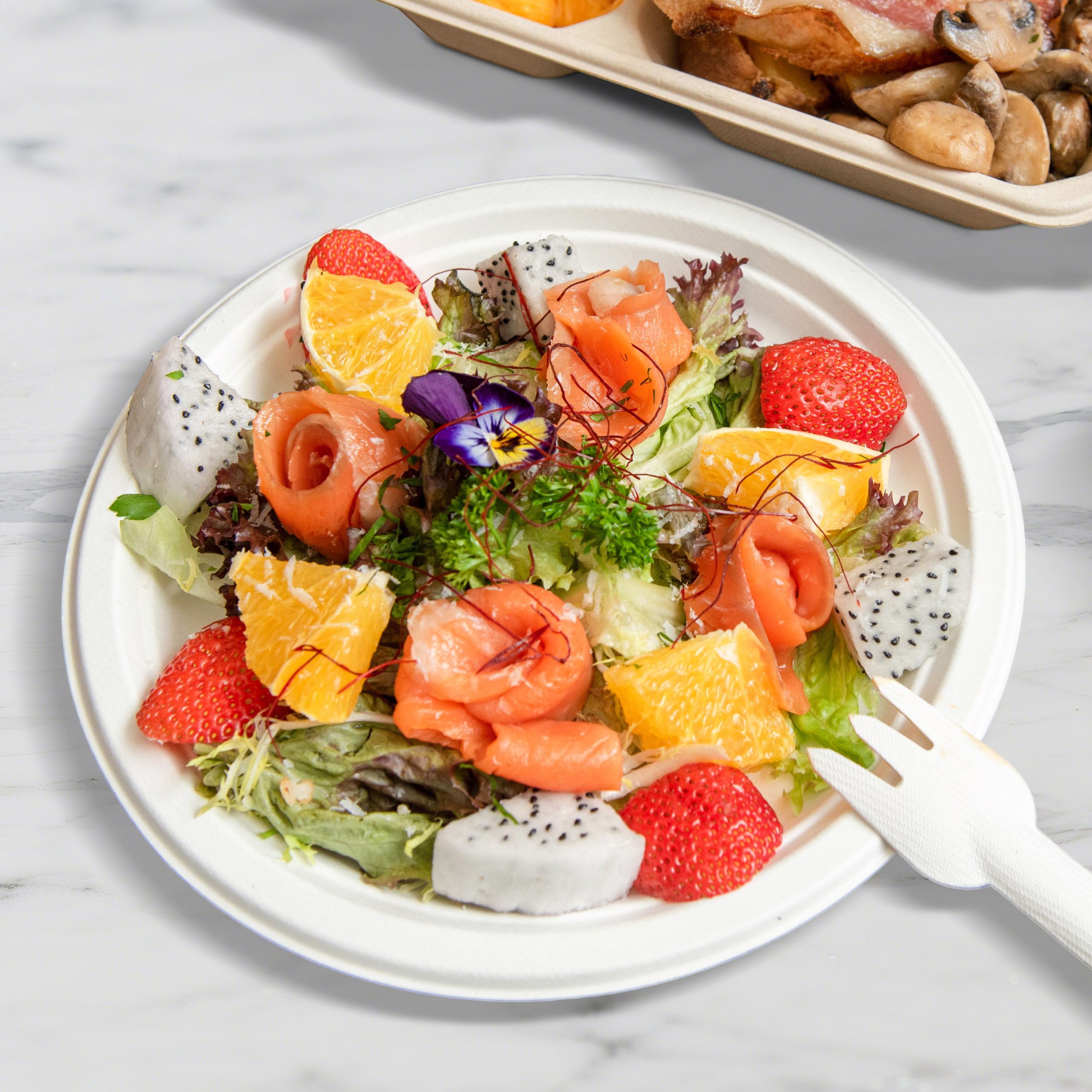 Round plate