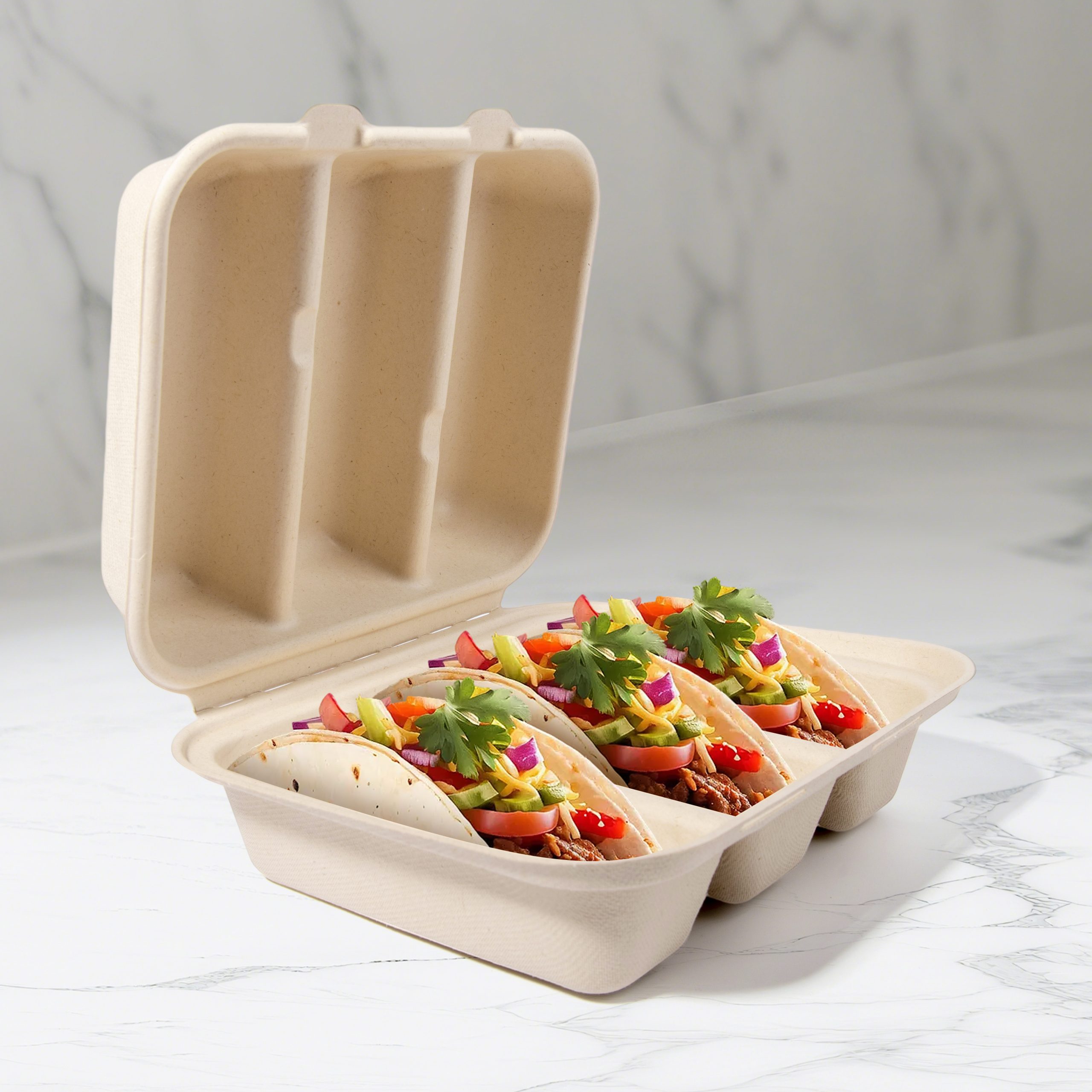 Taco Fiber Clamshell